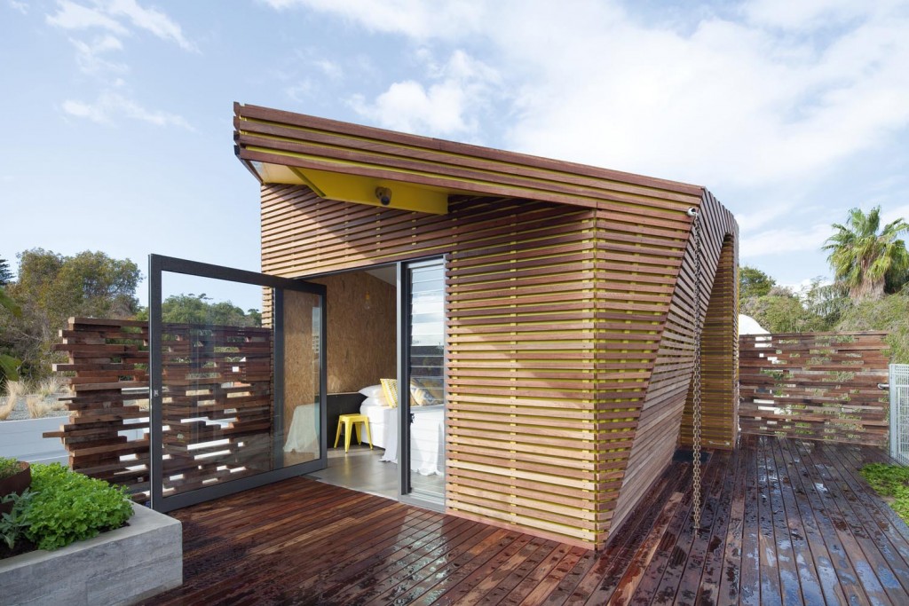 The architect’s folly
provides a separate living area straight from her imagination
