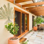 Recycled timber was used for the doors and windows wherever possible and all are triple glazed
