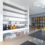 A hidden storage nook is the perfect place to store bits and pieces out of sight
