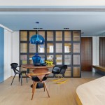 Using a combination of different chairs enables each seat to have its own personality