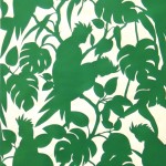 ElephantRoomFlorenceCockatoosWallpaperGreen