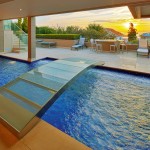 Pool with very cool bridge feature
