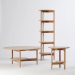 4 Ercol lamp coffee and shelves