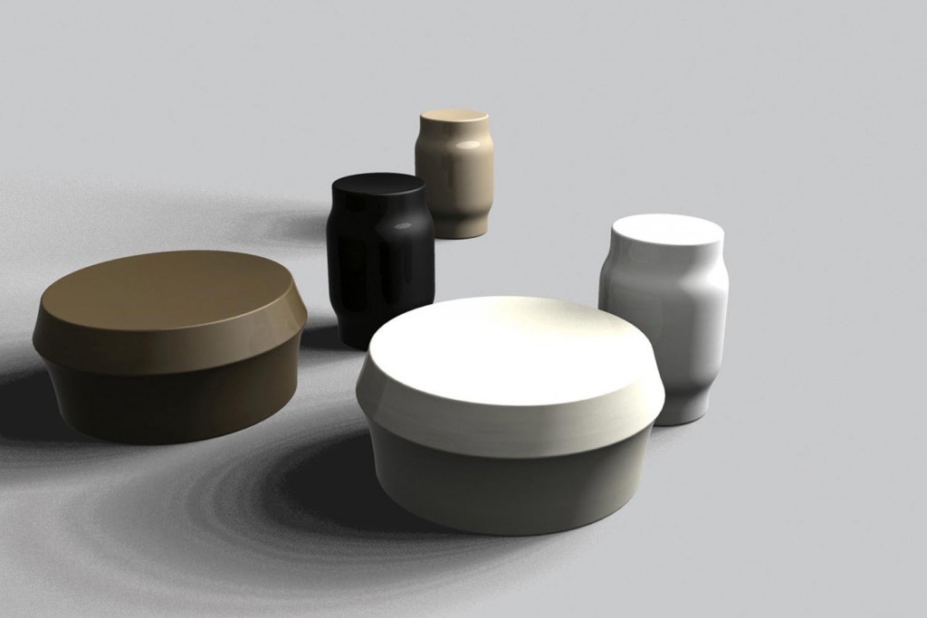 5 Studio Seeho Su extrude-wood-stool-collection_extrude木凳系列