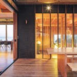 The living pavilion has spectacular views over Whangarei Heads in
New Zealand’s NorthlandGRAND