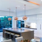 Copper-coloured beauty: A kitchen to top
