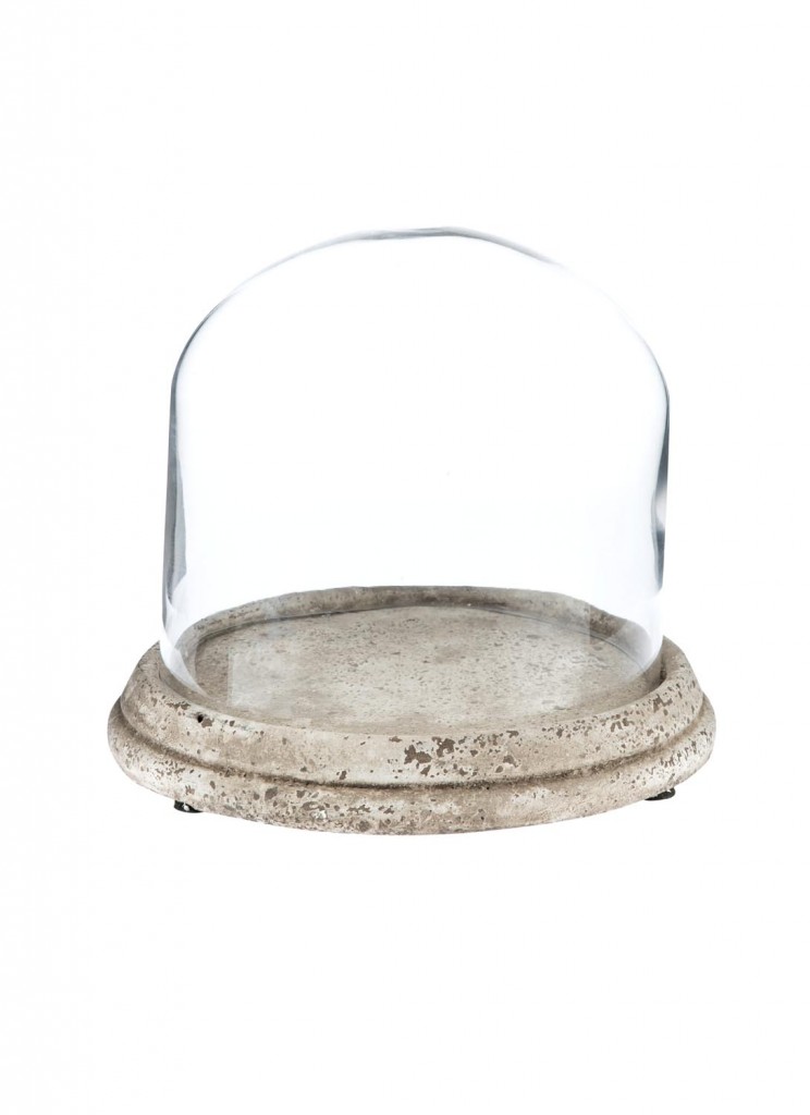 Ceramic Cake Plate with Glass Dome_1