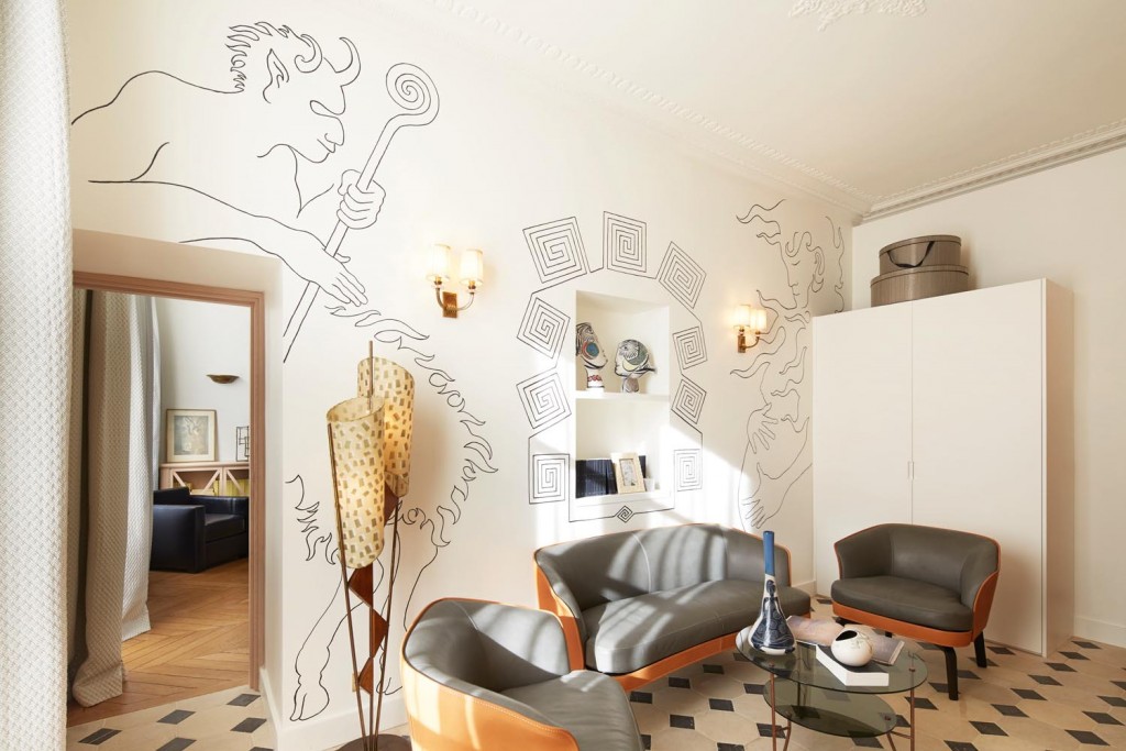 Drawings by Xavier Spatafora add character to the home