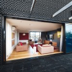 The stunning outdoor area is the standout space of the project