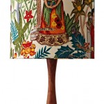 Retro Print Revival - Electra Table Lamp large - Frida Kahlo