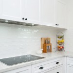 The clean cabinetry in this kitchen creates storage space and a beautiful effect