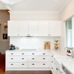 Modern white kitchen