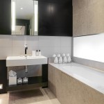 Shades of black and white work seamlessly with tones of grey