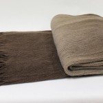 Ombre Throw in Mocha