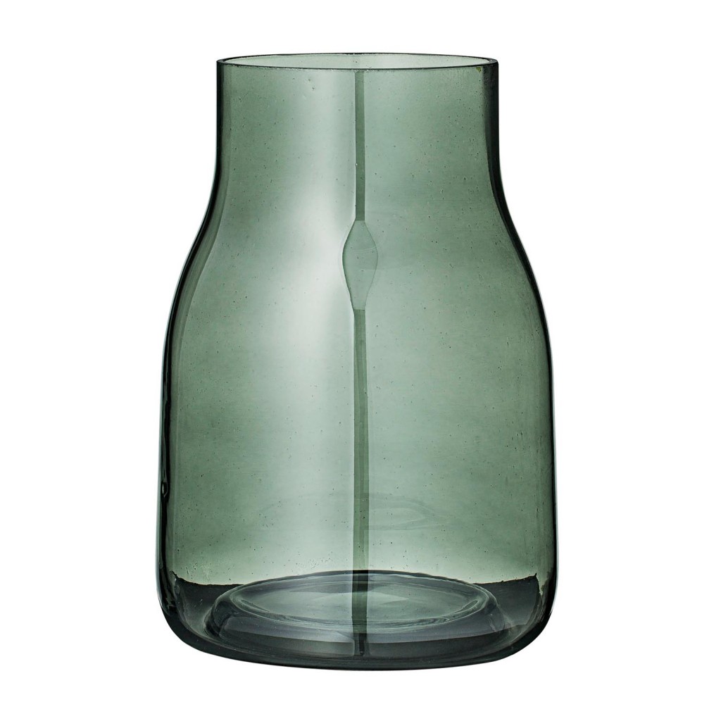 TheDesignHunterPtyLtd_1007993_DarkGreenGlassVase_1