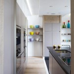 A generous island benchtop provides ample space for cooking