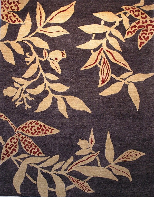 Hand-knotted wool Snowgum rug, rugsofdistinction.com.au