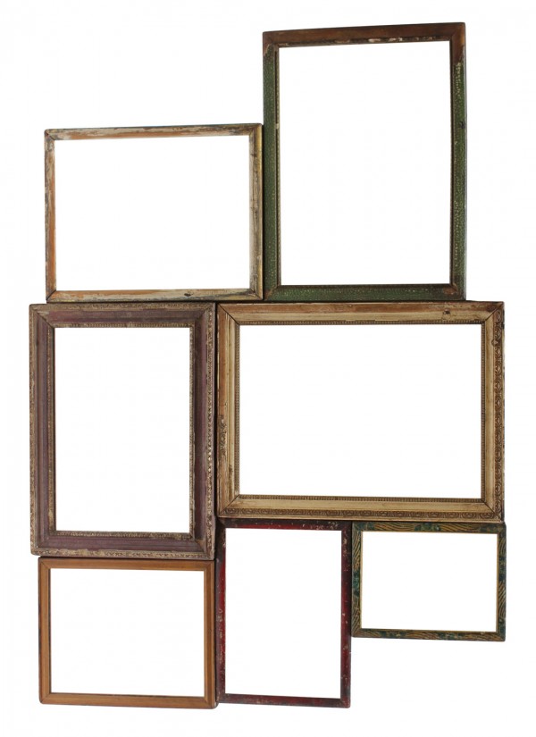 Vintage mirror cluster in timber,  orsonandblake.com.au