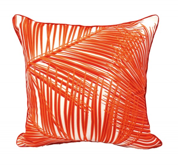 Palm Fronds Fire cushion, wamhomedecor.com.au