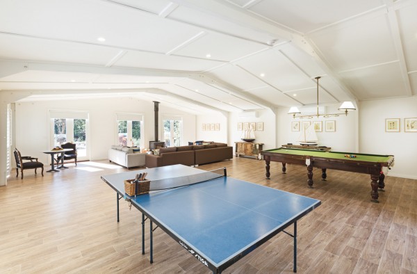 The generous-sized studio, a wonderful place for games.