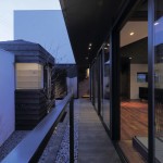 Traditional sliding doors ensure the elements can be enjoyed throughout the seasons