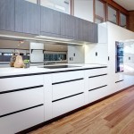 Family hub: galley-style kitchen