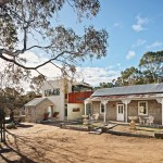 The original cottages are joined to the new renovation, preserving  a little bit of history