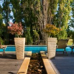 An eye-catching pool design that is user-friendly and low maintenance.