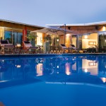 An eye-catching pool design that is user-friendly and low maintenance.