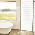 A white bathroom proves classic is best