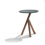 Roda’s teak Stork side table, for inside or out, from Contempo www.contempocollection.com.au