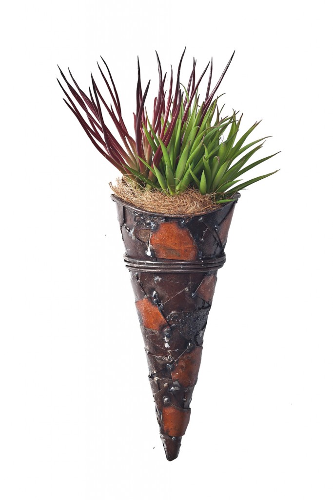 The tapered My Piece of Africa Tribal wall planter from Think Outside www.thinkoutside.biz