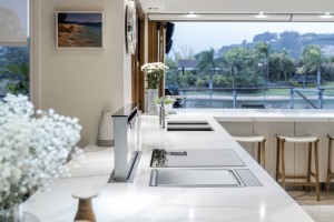 House on the Bay by Lovell Burton with Shade Factor