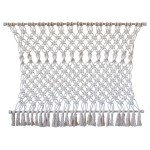 Macramé headboard, ecochic.com.au
