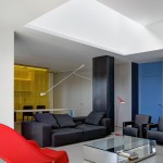 Editors pick: The use of primary colours in the living space. using different textures creates a unique layered effect