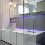 A freestanding basin is a modern addition