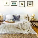 Ekard linen queen quilt cover, tailored pillowcases and tailored European pillowcase. sheridan.com.au Enzo side tables. camerich.com.au. Ethically sourced Australian red deer antler table lamps. rapideffects.com.au. Timber tray and natural knit cotton throw. orsonandblake.com.au. Finch bowl and Rockpool coffee mug and cereal bowl, Mudcloth cushion and Purl Stitch cotton throw. cittadesign.com. Chantico rug. stonepony.com.au. Dorsal Italy Ergo Posture slat bed base in beech and Bellagio timber headboard in beech. Stella Rubino Euro latex mattress. thecomfortshop.com.au