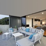 The outdoors can be enjoyed with ease from the master bedroom suite