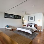Editors pick: The master suite with the raised level is a genius trick to ensure views can be enjoyed from the comfort of your bed