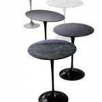 Saarinen Pedestal side tables by Eero Saarinen for Knoll Studio