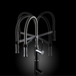 Stylish and shiny: tap range