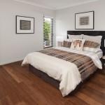 Pops of colour liven up a serene bedroom