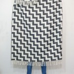 Gunnel black blanket, habitathomecollection.com.au