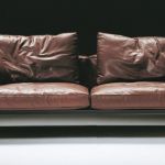 Lifesteel sofa in leather by Flexform, fanuli.com.au