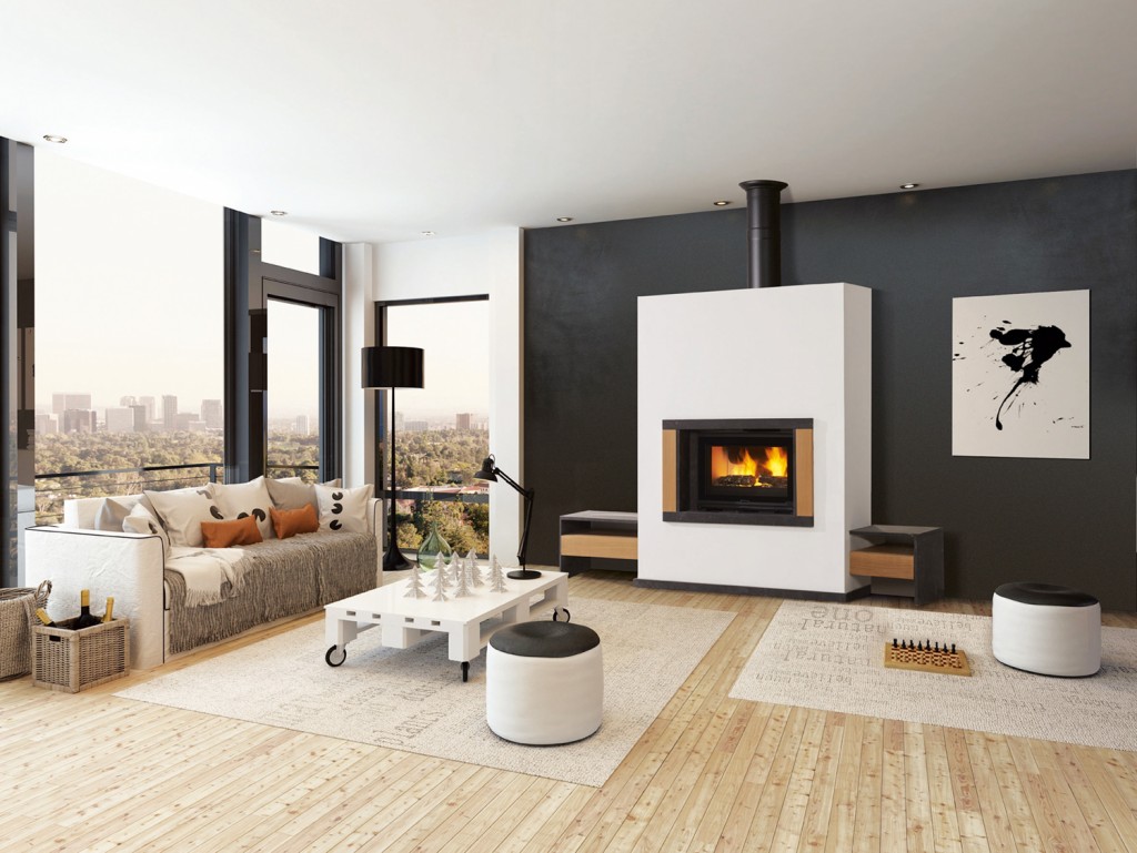 Ultramodern Loft Living Room Interior