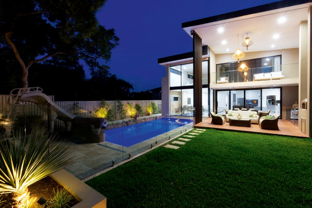 Backyard pool
