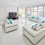 white living room